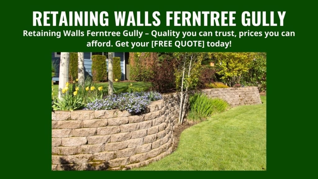 Retaining Walls ferntree gully