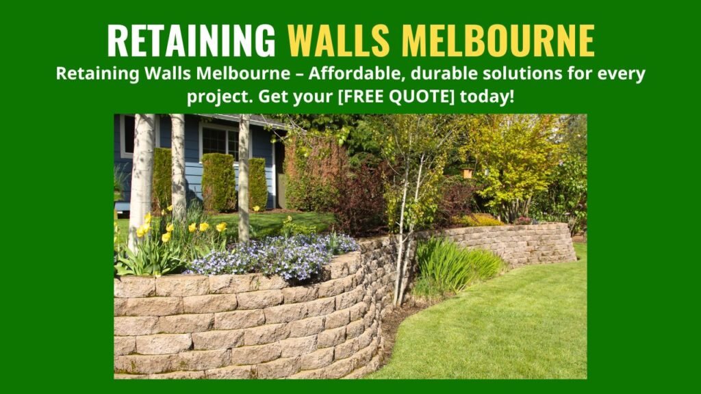 Retaining Walls Melbourne